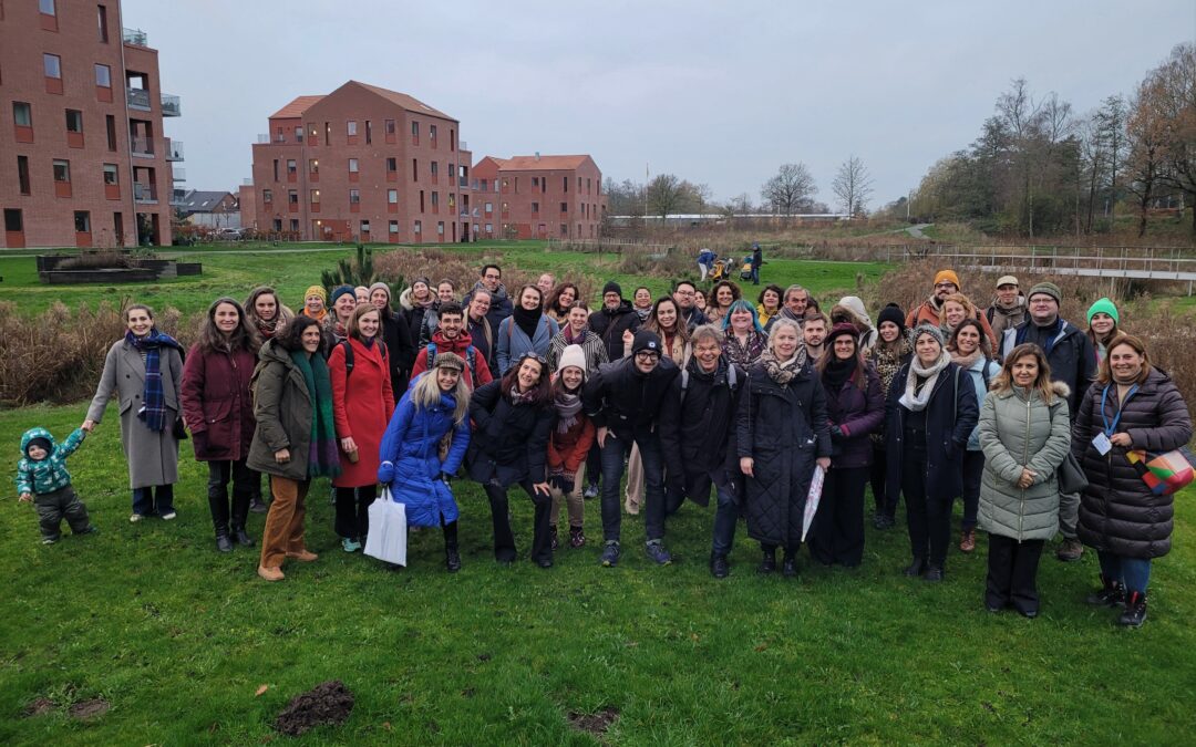 The FUSILLI consortium at a site visit of Kolding's climate garden