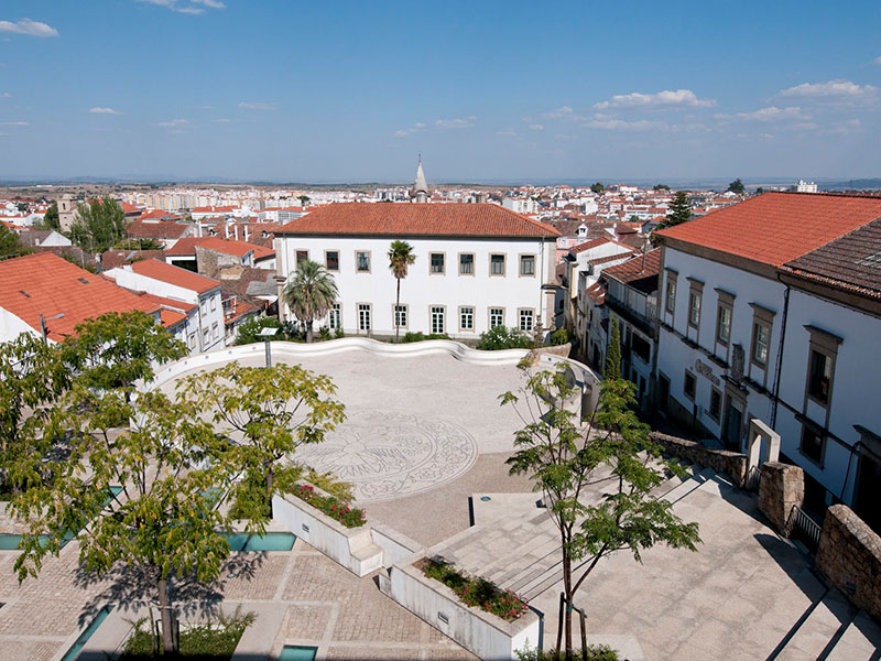 Manuel Cargaleiro Square, where is located the museum with the same name. Photo Castelo Branco City Hall